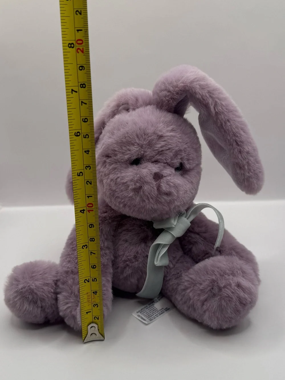 Aurora Luxe Lilac Cottontails Bunny Plush Stuffed Animal